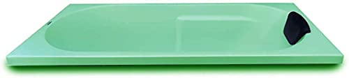 Image of MADONNA Divine Acrylic 5.5 feet Rectangular Bathtub (with Headrest) Green