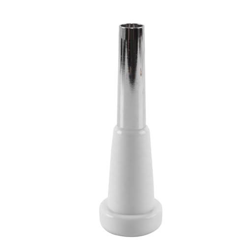 Riven Boquilla de trompeta 7C, piezas de trompeta para principiantes y avanzados, accesorios útiles para instrumentos (blanco)