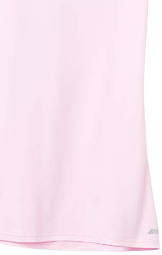 Amazon Essentials Women's Tech Stretch Cap-Sleeve T-Shirt, Pack Of 2, Blue/Light Pink, Space Dye, Large #TOP5