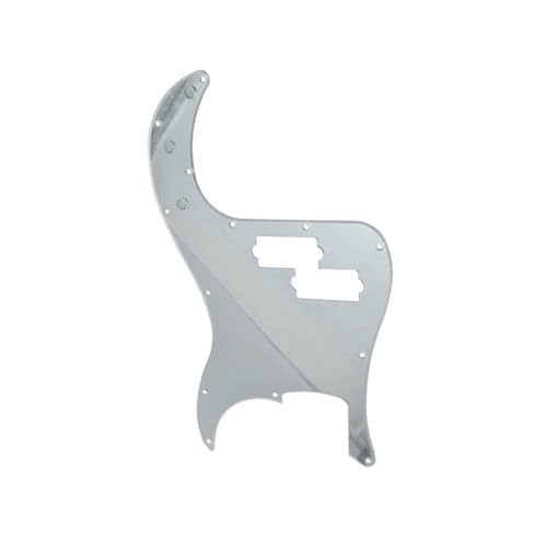 Pickguard PB basse miroir argenté plaque de protection guitare
