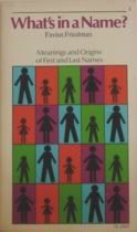Paperback What's in a Name Book