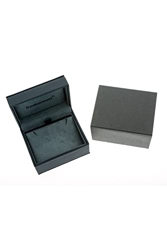 Fred Bennett Manchetknopen voor heren, roestvrij staal, email, zwart, V467 manchetknopen met zwart email - Image 5