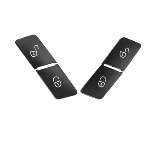 Botones de bloqueo puerta izquierda y derecha para Benz ML GL W166 y clase A W176 negros