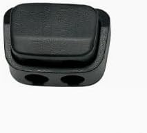 Gsrhzd Kordelstopper, 24 Stück Schwarz Kordelstopper 2 Loch, Nylon Kunststoff Kordelklemme für Kordelzug Taschen Kleidung Rucksäcke Bastelbedarf
