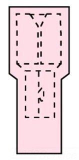 3M (FDI18-187Q) Nylon Fully Insulated Female Disconnect Terminal FDI18-187Q, AWG 22-18 [You are purchasing the Min order quantity which is 10 Bag]