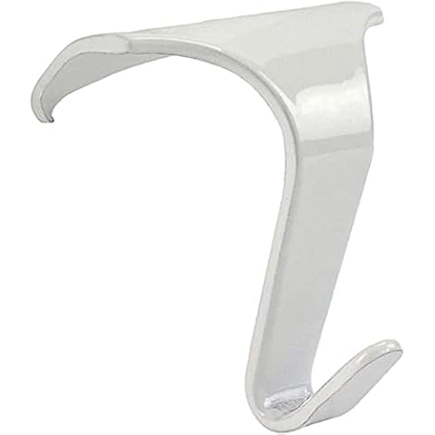 Taskar White Picture Rail Hooks - Contemporary/Heavy Duty (10 Pack) Cover