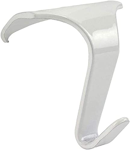Taskar White Picture Rail Hooks - Contemporary/Heavy Duty (10 Pack)