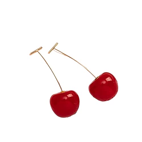 Boucles d'oreilles cerise légères pour en finir avec les bijoux lourds et ternes