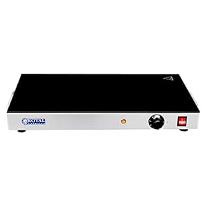 Royal Catering – RCHP-500G – warmhoudplaat – 260 W – glasoppervlak – 53,0 x 32,5 cm