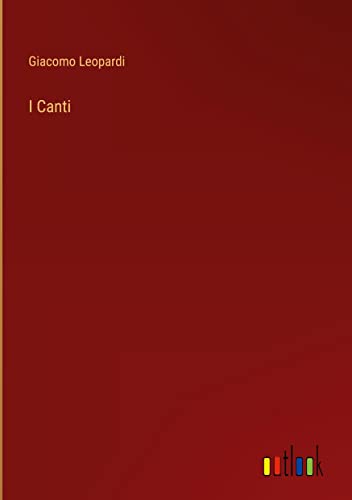 I Canti (Italian Edition)