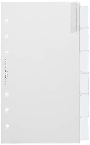 Recharge Filofax 131624 index vierge multicolore haute résistance