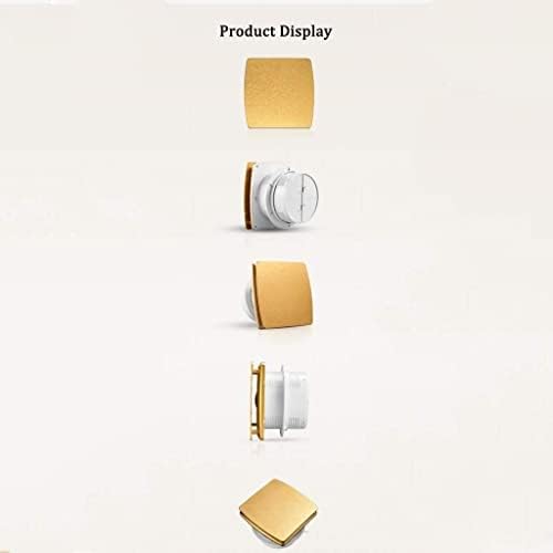 Powerful Gold Bathroom Exhaust Fan – Wall-Mounted Ventilation Fan for Home, Kitchen & Garage – Quiet, Efficient Air Circulation, Ideal for Moisture Control