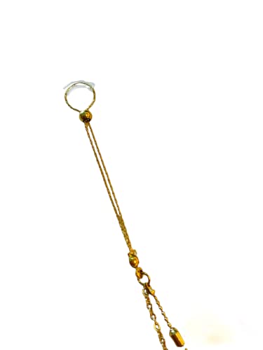 Fake Nipple Piercing With Gold Pleaded Chain Non Piercing Nipple Noose Stainless Steel Body Sexy Heart Charm Jewelry 12 In #TOP2