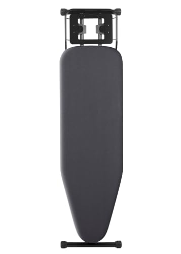 luxuriös Bügelbrett Aoufottes,Robustes Dampfbügelbrett mit Bügeleisenablage,mit rutschfesten Füßen,stabiles Gestell,Tischbügelbrett mit Verstellbarer Höhe,Ironing Board, Ironing area120x38cm Schwarz luxuriös Bügelbrett Aoufottes,Robustes Dampfbügelbrett mit Bügeleisenablage,mit rutschfesten Füßen,stabiles Gestell,Tischbügelbrett mit Verstellbarer Höhe,Ironing Board, Ironing area120x38cm Schwarz