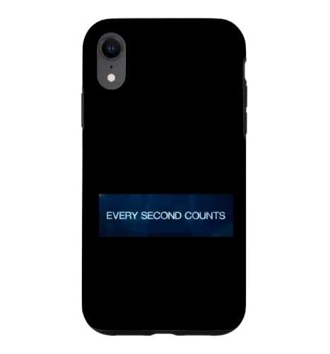 Every Second Count ���`�x�[�V���������߂���p �~�j�}���X�g�^�C�|�O���t�B �X�}�z�P�[�X iPhone XR �p