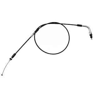 WOOSTAR 43.1″ Câble D’accélérateur avec Ajusteur Remplacement pour 125cc 150cc GY6 Scooter ATV 4 Roues Quad Go Kart