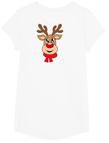Rentier Weihnachtspullover Weihnachtspulli Damen Herren T-Shirt