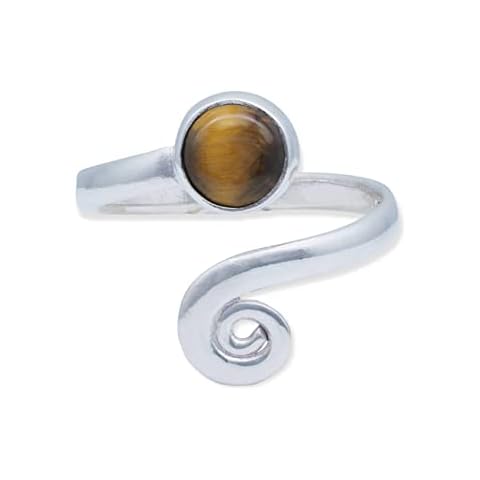 Anillo de plata con ojo de tigre Cover