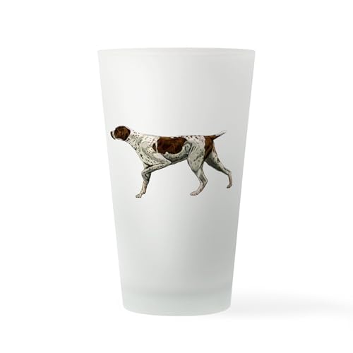 CafePress German Shorthair Pointing Pint Glass, 16 oz. Drinking Glass