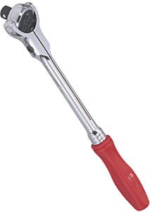 Genius Tools Model 481804P Reversible Rotor Head Ratchet, 1/2-Inch Drive - 12.5 Inches Long