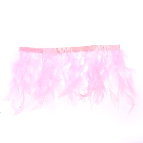 CRAFX Bracciale a scatto con piume di struzzo