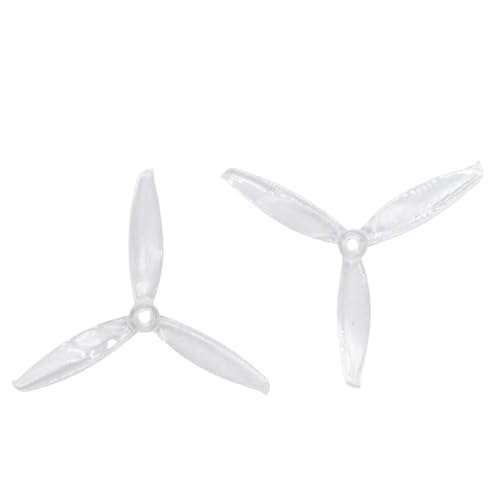 12ペア24 PCS Windancer 5043 Propeller T5043C 5x4。 FPVレーシングドローンとフリースタイルドローンと互換性のある3インチPC 3 CW CCWプロペラ(12 pair Transparent)