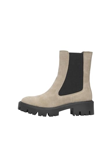 Bottes en daim ONLY Femme Onlbetty-10 confectionnées en cuir suédé de qualité supérieure