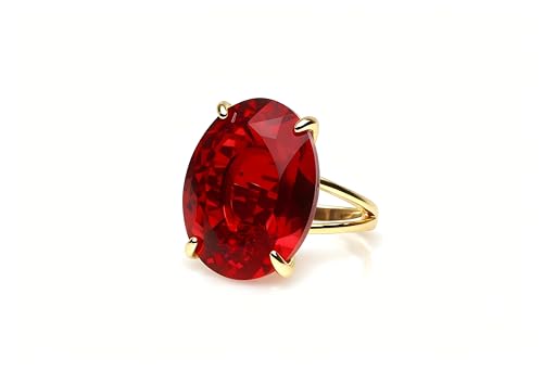 Bague en or 14k et rubis véritable, un bijou d'exception fait main