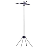 SONGMICS Clothes Airer, Clothes Drying Rack, Indoor Folding Laundry Rack, Stainless Steel, for Clothes and Socks