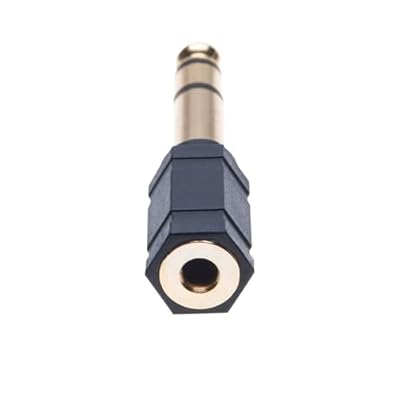 Insignia 1/4-to-3.5mm Mini Headphone Jack Adapter - Black