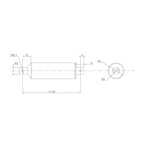 Actionneur linéaire 24V 1500N avec course pour motorisation robuste