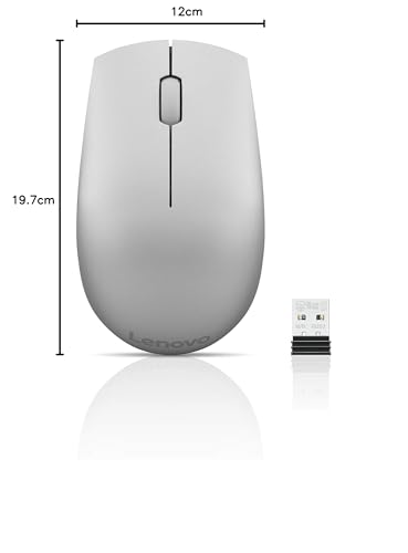 Lenovo 520 Wireless Mouse (Platinum) - Image 5