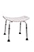 Antar AT51009 Alluminio Doccia Bagno Sgabello 1.8 kg, Bianco