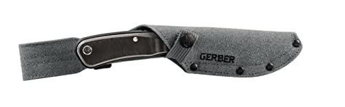 Gerber Gear Downwind Drop Point - Hunting Knife With Sheath For Camping & Hunting Gear - Olive #TOP2