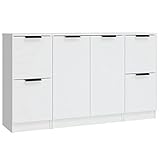 Zoom IMG-1 lechnical credenze 3 pz bianco Zoom IMG-1 lechnical credenze 3 pz bianco