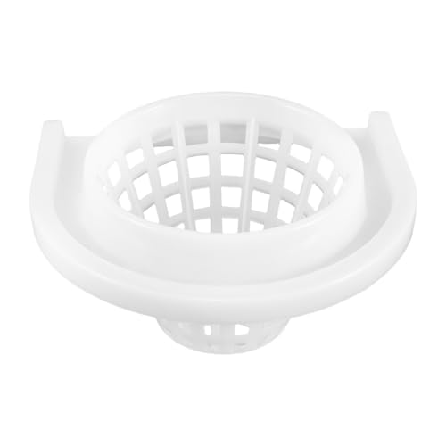 Hemobllo Cesta Coladora Diseño Ergonómico de Plástico Blanco para Cubo de Fregona Que Controla la Humedad para Limpieza Hogar