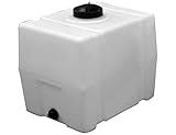 RomoTech 82123929 Horizontal Square Polyethylene Reservoir Water Tank for Farming Construction and...