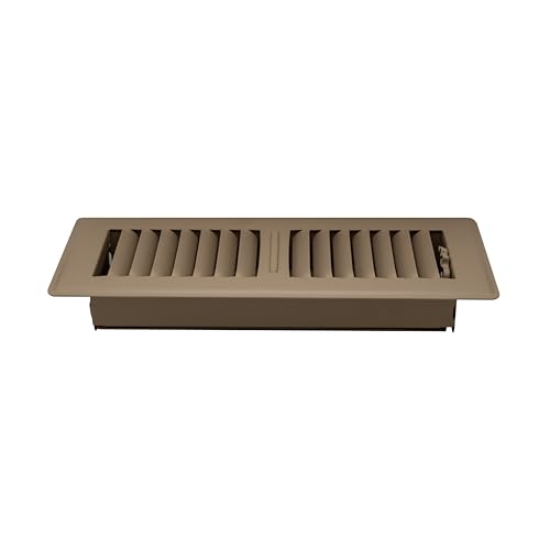 Pro Grates Steel Floor Register 8 Pack, 3 inch x 10 inch Powder Coated Brown by Decor Grates - Image 3