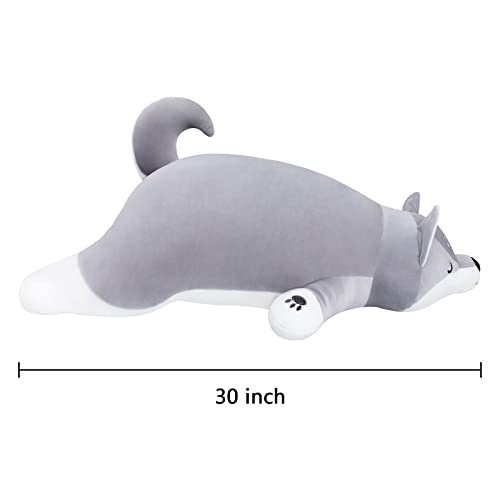 Auspicious Beginning AB-16 30'' Shiba Inu Plush Stuffed Animal Dog Plush Pillow Children Hugging Pillow Sleeping Comfort Cushion Soft Plush Toy thumb #2