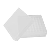 LEDMOMO 81グリッド線極低温対応 チューブ収納ボックス 製 試験管ホルダー 小型チューブラック 冷凍庫用サンプル保管 オーガナイザー