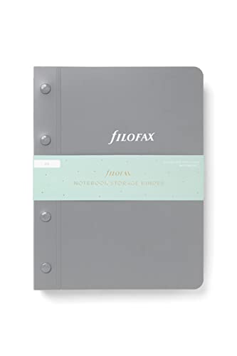 Filofax A5 Notebook Storage Binder - Grey