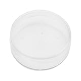 Tarro de lavado de aceite de reloj, herramienta de reparación de mantenimiento de limpieza de movimiento de reloj duradero de plástico para fabricantes de relojes, 6 uds., 6x2,5 cm