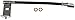 Dorman H622740 Rear Driver Side Brake Hydraulic Hose Compatible with Select Ford Models