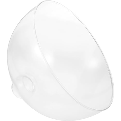 HINTRMENT Tapa de Comida de Vidrio Transparente para Tartas y Postres Buen Sellado y Diseño Creativo, Portátil Adecuado para Recepciones y Fiestas de Cumpleaños