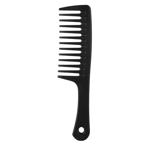 Peine grande negro de dientes anchos para cabello rizado miniatura 1