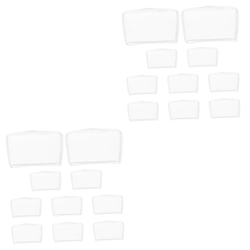 Unomor 2sets Replacement Pliers Tips for Glass Cutting Stained Glass Pliers Tips Rubber for Jewelry Making Easy Use 10pcs*2