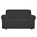 Produktbild EBETA E Elastisch Sofa Überwürfe Sofabezug, Stretch Sofahusse Sofa Abdeckung Hussen für Sofa, Couch, Sessel 2 Sitzer (Dunkelgrau, 145-185 cm)