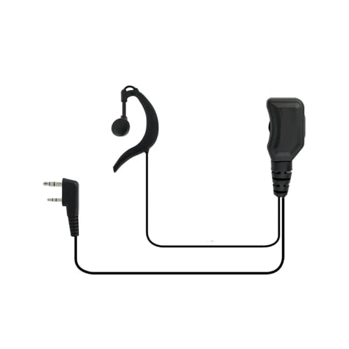EAHMXRMK(小さな店) 5個調節可能な音量イヤホンPTTヘッドセットCBラジオアクセサリー Fit For Kenwoodに適合 Fit For Baofeng UV-5R 888Sに適合Fit For Retevis RT5R H-777 RT22