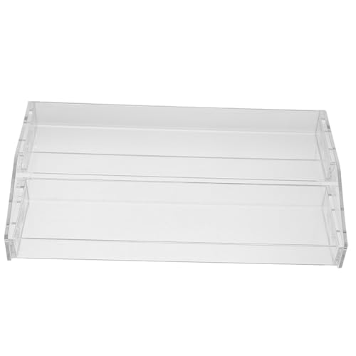 Luxshiny Acrylic Display Rack Multi-layer Desktop Organizer Stylish for Home Office Store