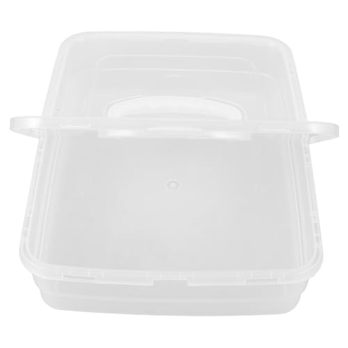 PRETYZOOM Household Pizza Dough Proofing Box with Lid Handle for Efficient Dough
